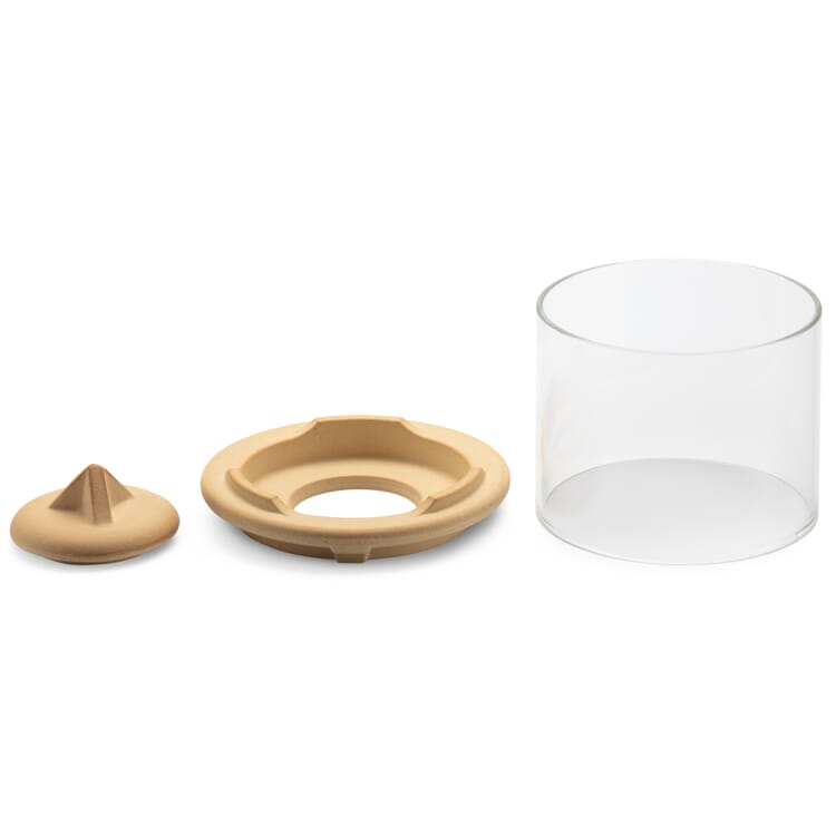 Ceramic Candle Holder for Small Schmelzfeuer®, natural