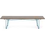 Table and Bench BTB Legs RAL 5012 Light blue