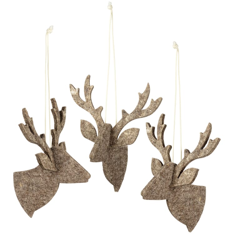 Christmas decoration wool felt, Deer