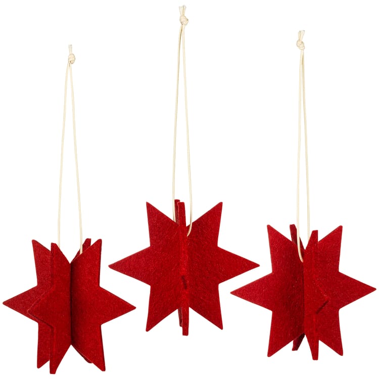 Christmas decoration wool felt, Star
