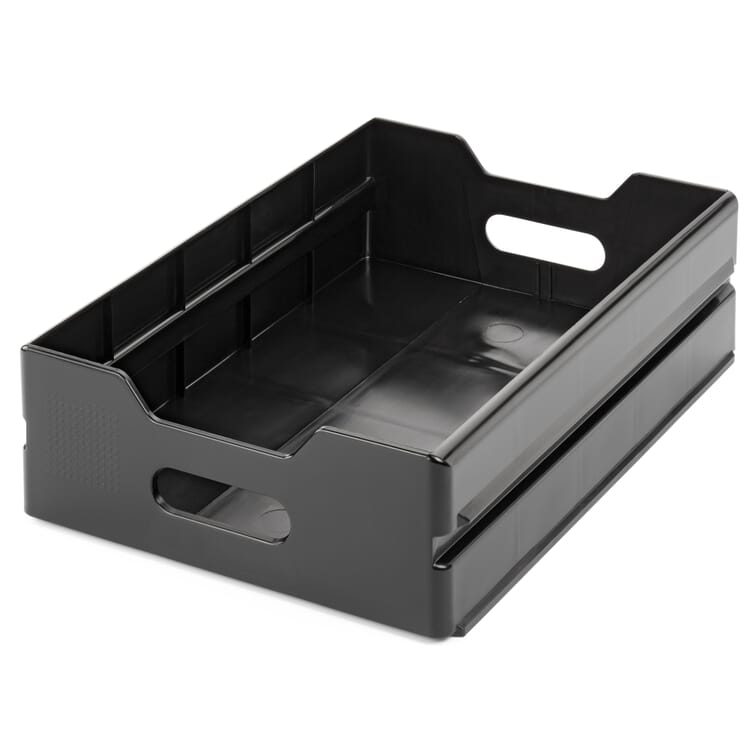 Drawer Atlas, plastic, Black