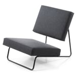 Sessel Lounge Chair Hirche RAL 9005 Tiefschwarz