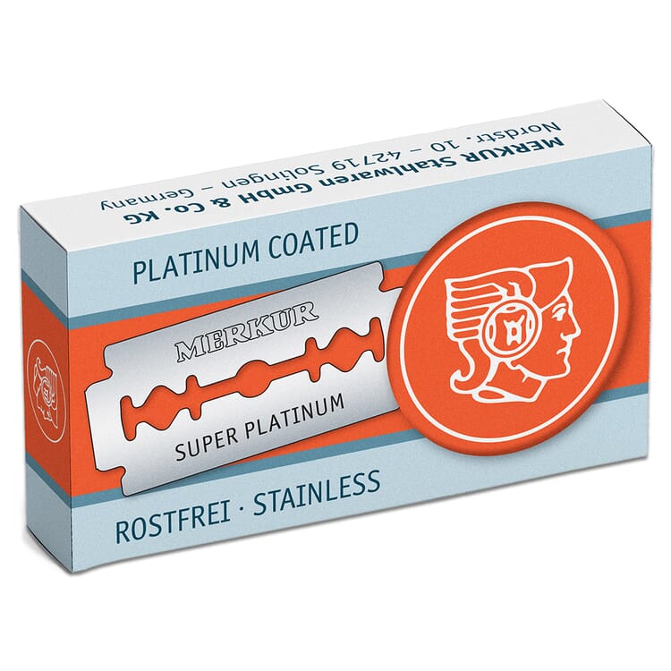 Rasierklingen Edelstahl Platin