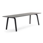 Tisch Essential Wood Eiche, schwarz