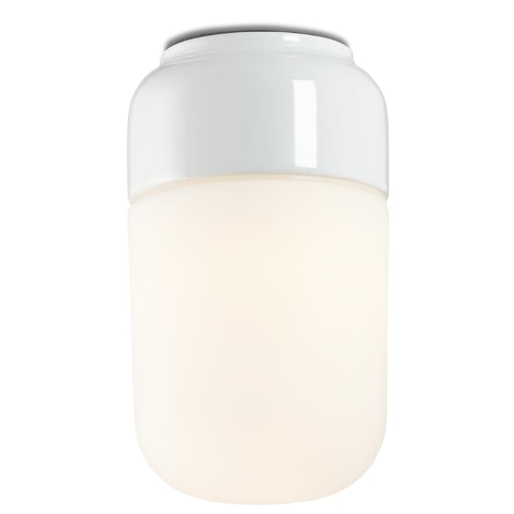 OHM 2 wall and ceiling light, White/matt glass