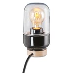 Table lamp OHM 2 Black/Clear glass