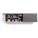 Sliding door to shelf Fip RAL 7037 Dusty grey