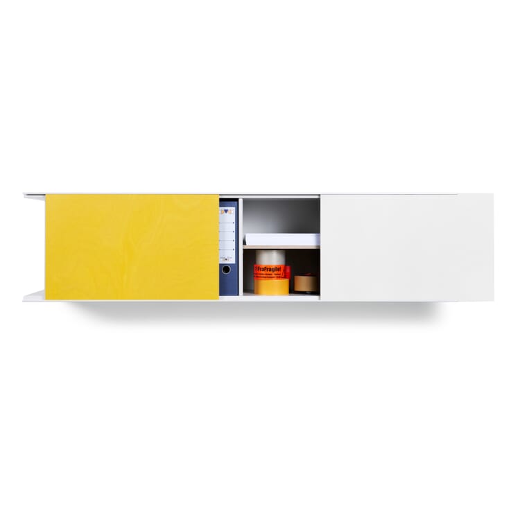 Sliding door to shelf Fip, White