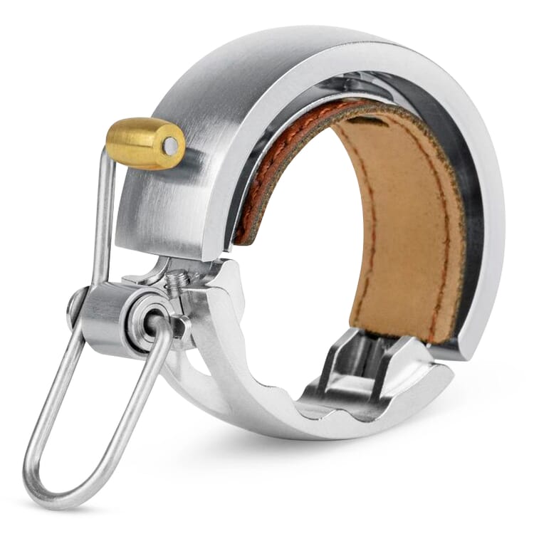 Oi Luxe Bicycle Bell, Silver-Coloured
