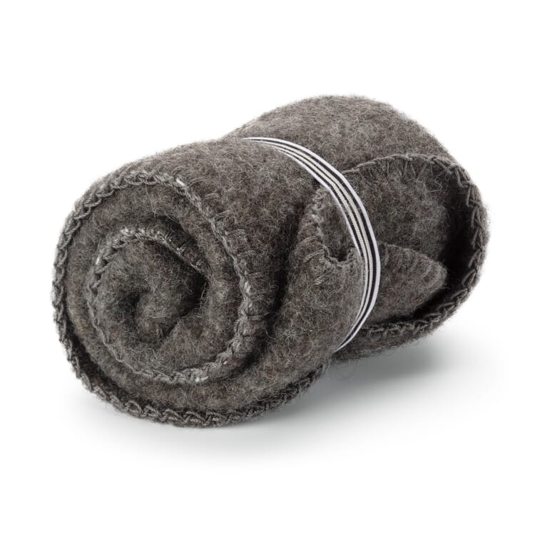 Seat cover wool, Grey melange