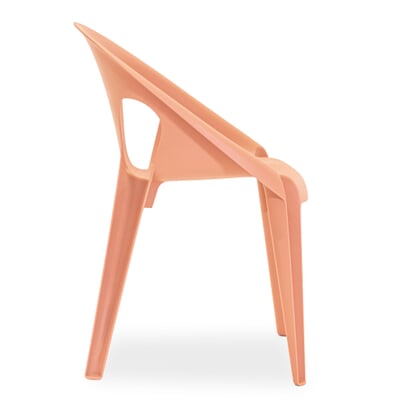 Bell Chair armchair, Orange Manufactum