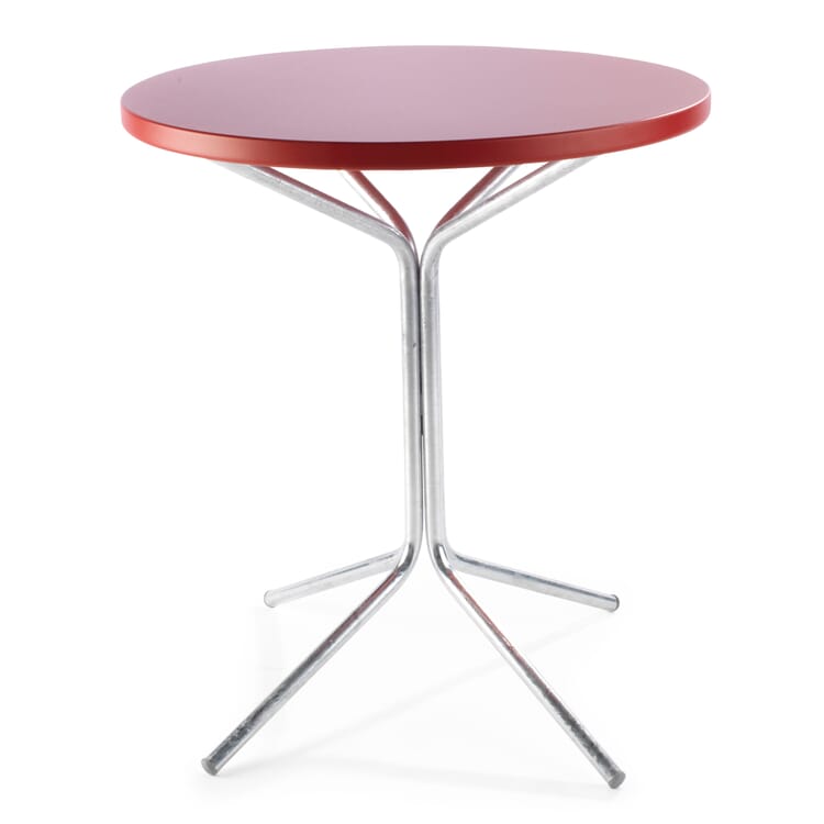 Table Pix, Hot Dip Galvanized, Signal red RAL 3001