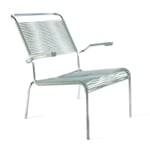 High-back chair Säntis, hot-dip galvanized Pastel green RAL D 120 70 10