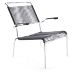 High-back chair Säntis, hot-dip galvanized Anthracite