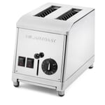Double-slot toaster stainless steel