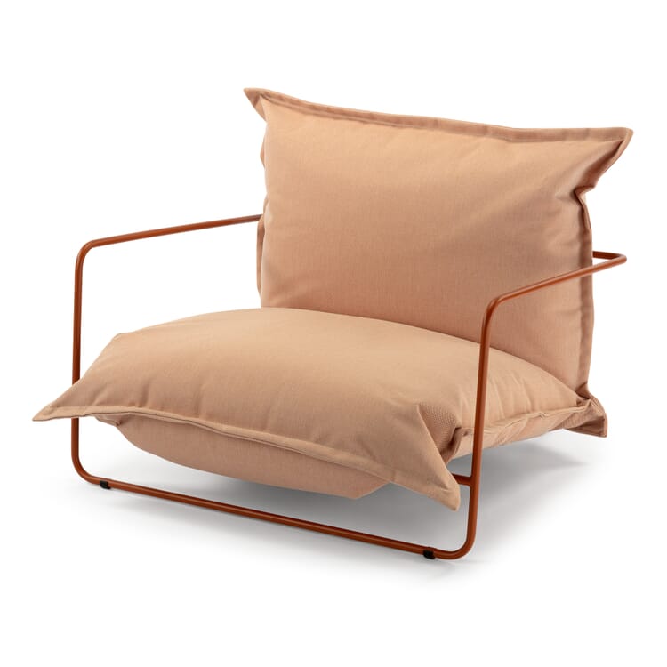 Armchair Finca, Orange / Orange brown RAL 8023