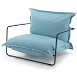 Armchair Finca Blue / gray blue RAL 5008