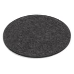 Coaster felt Graphite, mottled Ø 16 cm