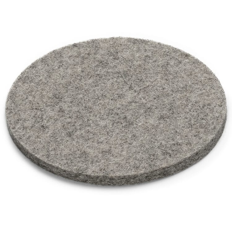 Felt Coasters, Light gray, mottled