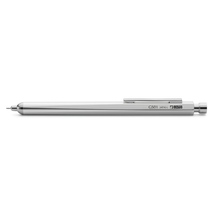 Fine lead gel roller aluminum, Silver-Coloured