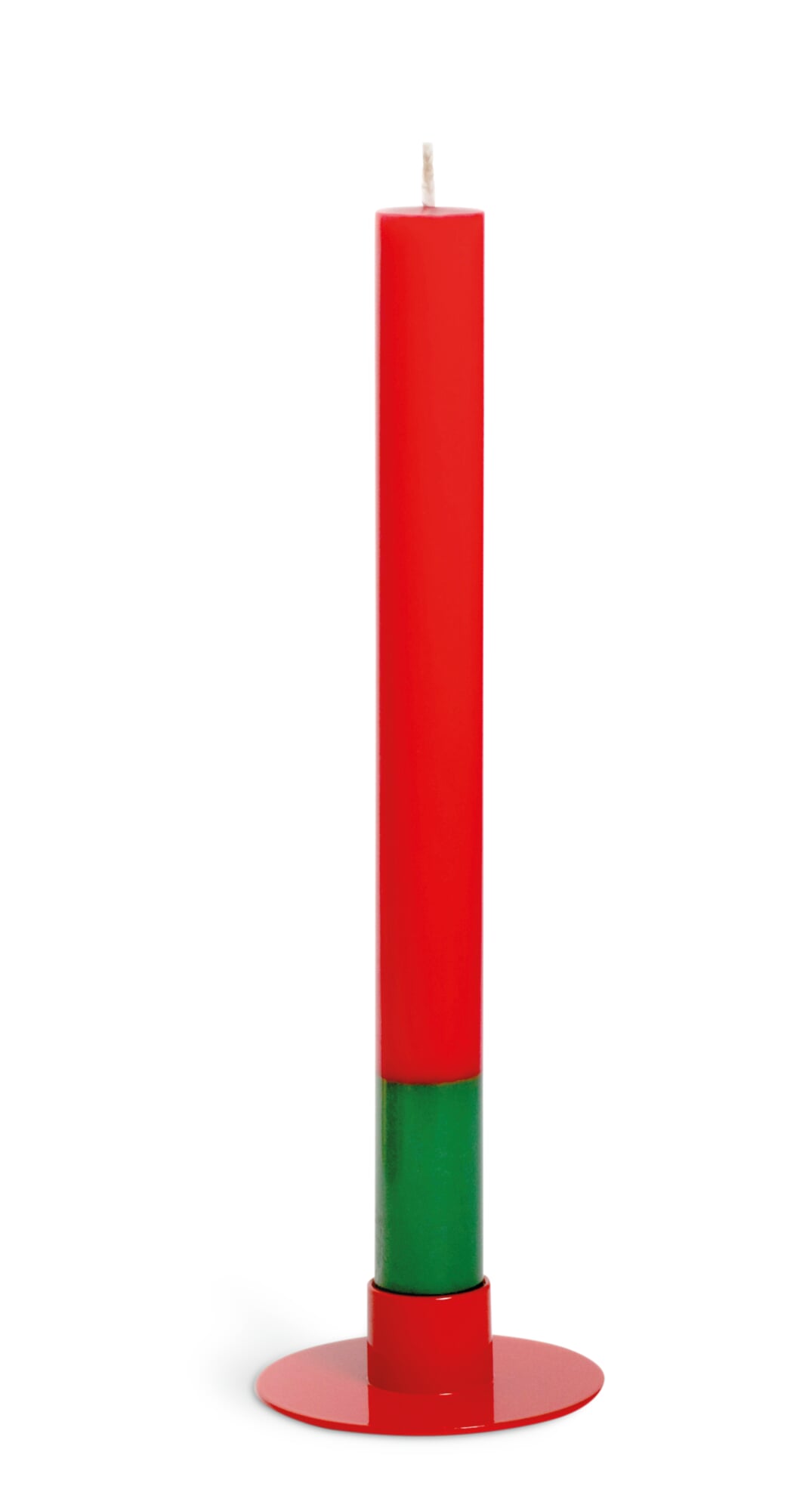 Kerzenständer Pop, RAL 3020 Verkehrsrot