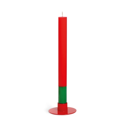Kerzenständer Pop, RAL 3020 Verkehrsrot