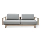 Wood sofa Light gray