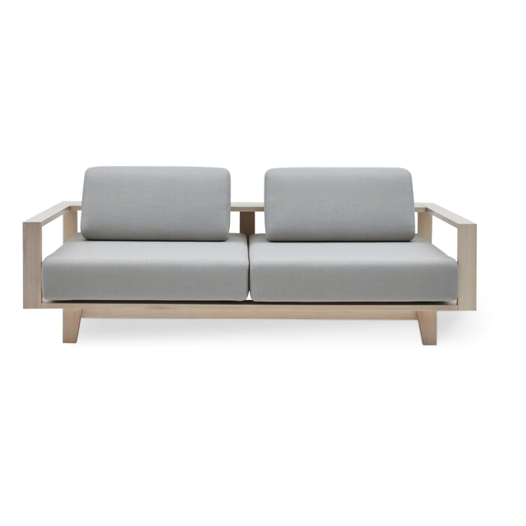 Wood sofa, Light gray