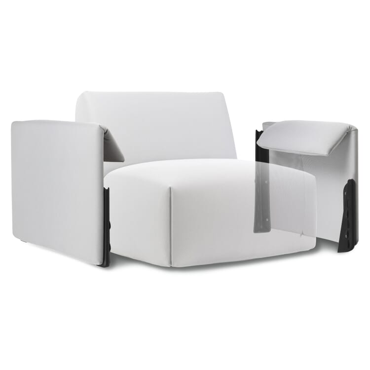 Armrest, right for Costume sofa element