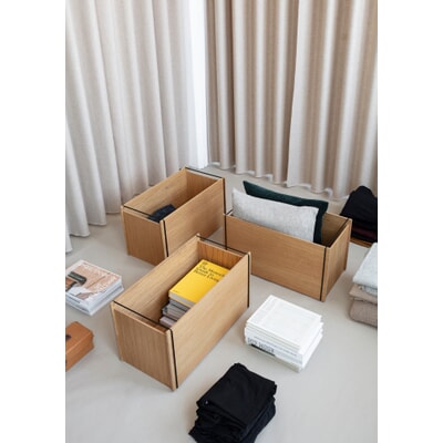 Stapelkiste Storage Box, Bügel: Schwarz
