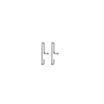 Wall hook Hook, small Chrome plated