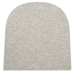 "Frankfurter" Felt Seat Cushion Light gray