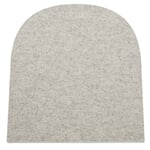 Seat cushion felt frankfurter Light gray