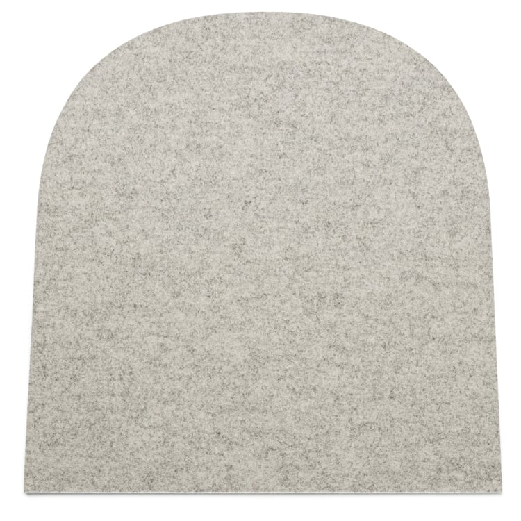 Seat cushion felt frankfurter, Light gray