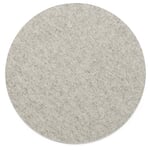 Round Felt Seat Cushion Light gray