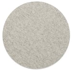 Seat Cushion Felt Round Light gray