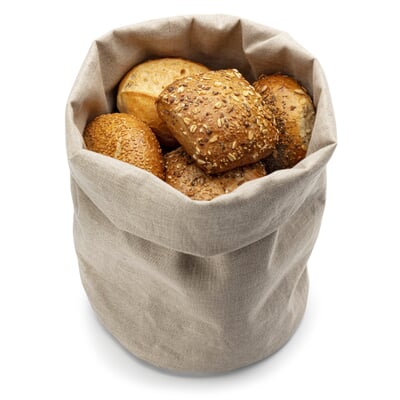 Brotbeutelkorb Leinen | MAGAZIN