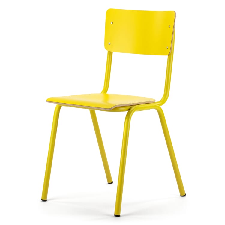 Chair Colegio, Yellow / sulfur yellow RAL 1016