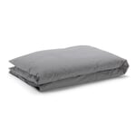 Bettbezug Baumwolle Grau 135 × 200 cm