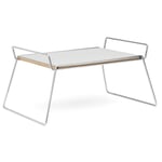 Bloch Tray Table Chrome / Light Gray