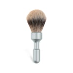 Shaving brush matt chrome