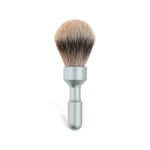 Shaving brush matt chrome