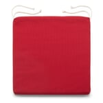 Seat cushion virgin wool filling Red