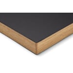 Table top for ERIK table frame, square Dark gray