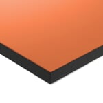 Tischplatte zu Tischgestell ERIK, quadratisch Orange