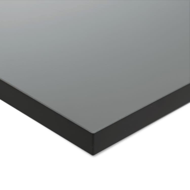 Tischplatte zu Tischgestell ERIK, quadratisch, Mittelgrau