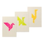 Postcards set Tangram