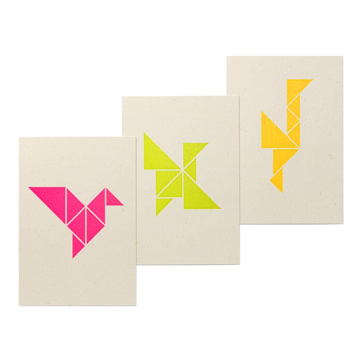 Postkarten-Set Tangram