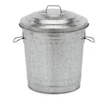 Multipurpose garbage can galvanized Small