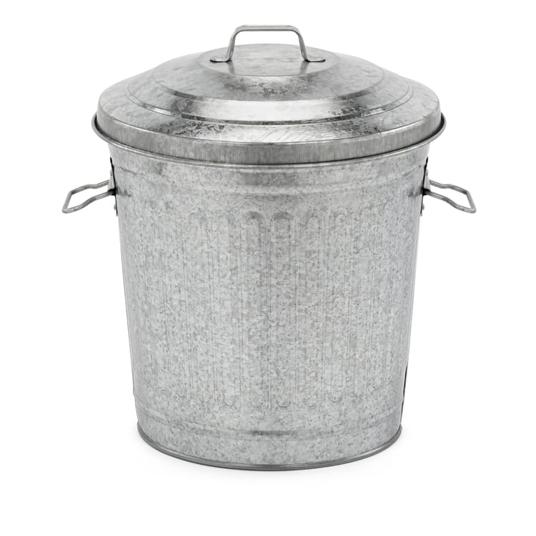 Multipurpose garbage can galvanized, Small